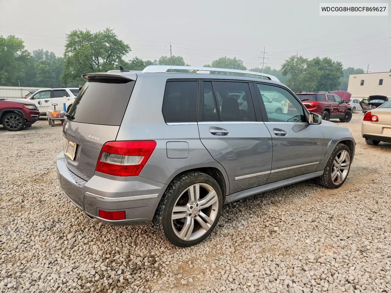 2012 Mercedes-Benz Glk 350 4Matic VIN: WDCGG8HB0CF869627 Lot: 61289186