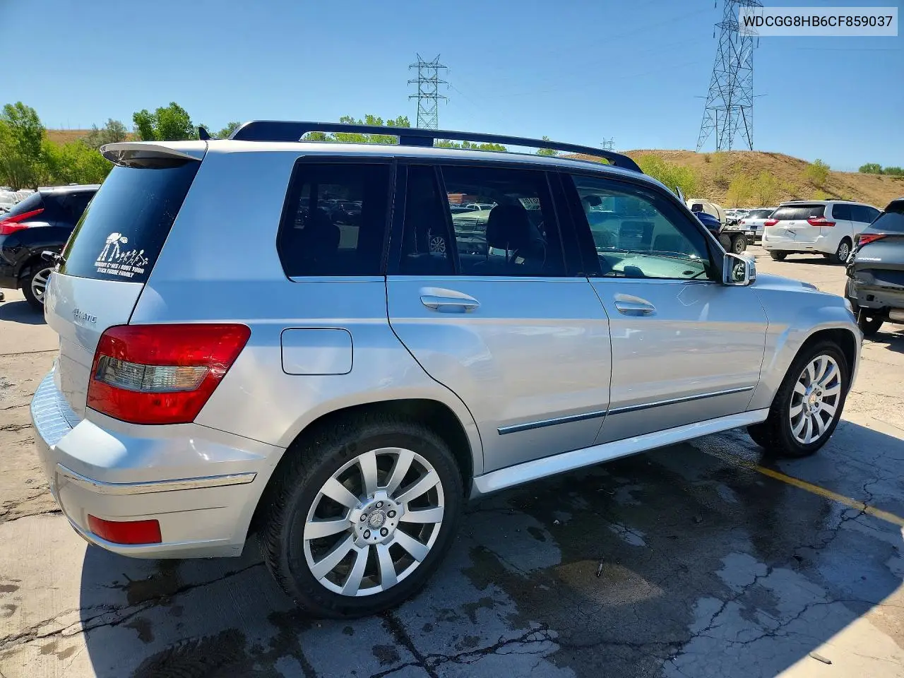 2012 Mercedes-Benz Glk 350 4Matic VIN: WDCGG8HB6CF859037 Lot: 61573816