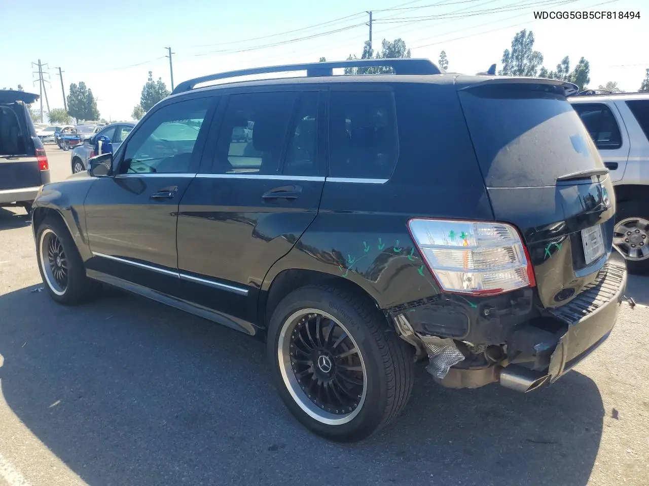 2012 Mercedes-Benz Glk 350 VIN: WDCGG5GB5CF818494 Lot: 85458125