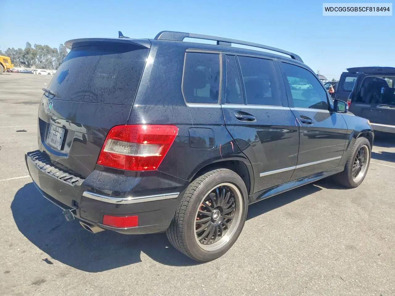 2012 Mercedes-Benz Glk 350 VIN: WDCGG5GB5CF818494 Lot: 85458125