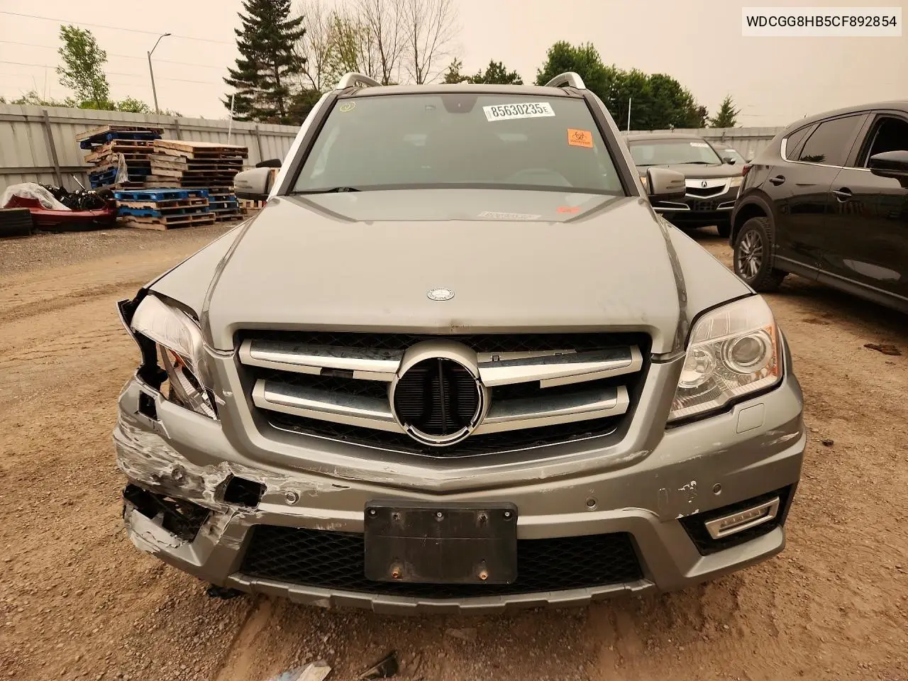 2012 Mercedes-Benz Glk 350 4Matic VIN: WDCGG8HB5CF892854 Lot: 85630235