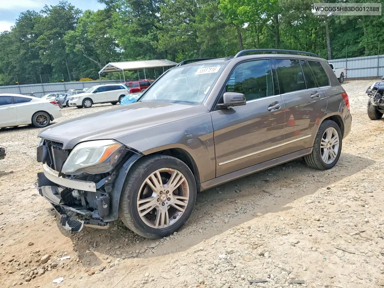 2013 Mercedes-Benz Glk 350 VIN: WDCGG5HB3DG012888 Lot: 55687816