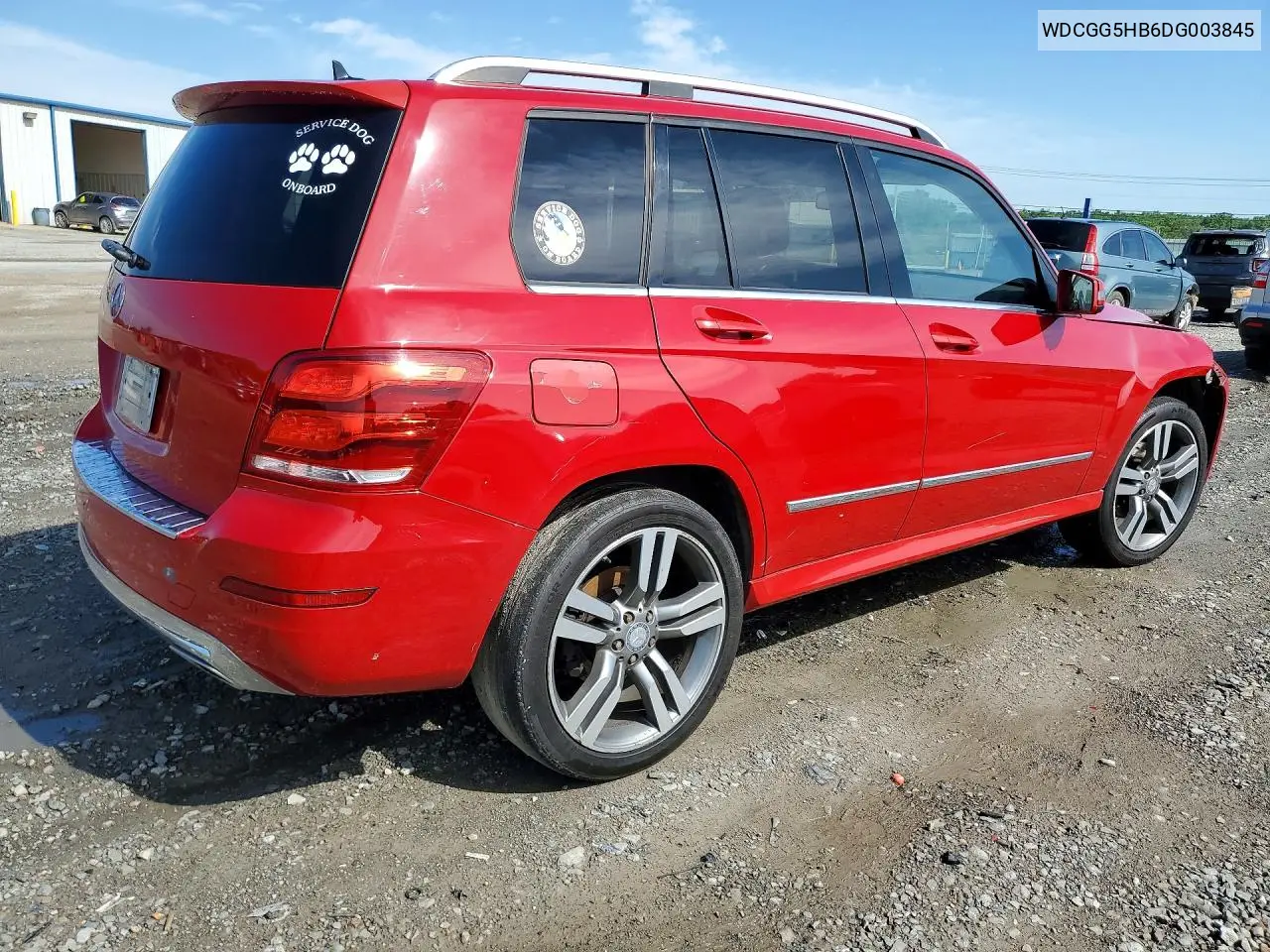2013 Mercedes-Benz Glk 350 VIN: WDCGG5HB6DG003845 Lot: 57042966