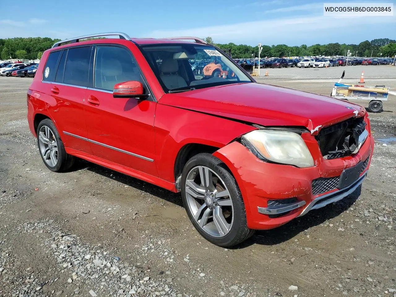 2013 Mercedes-Benz Glk 350 VIN: WDCGG5HB6DG003845 Lot: 57042966