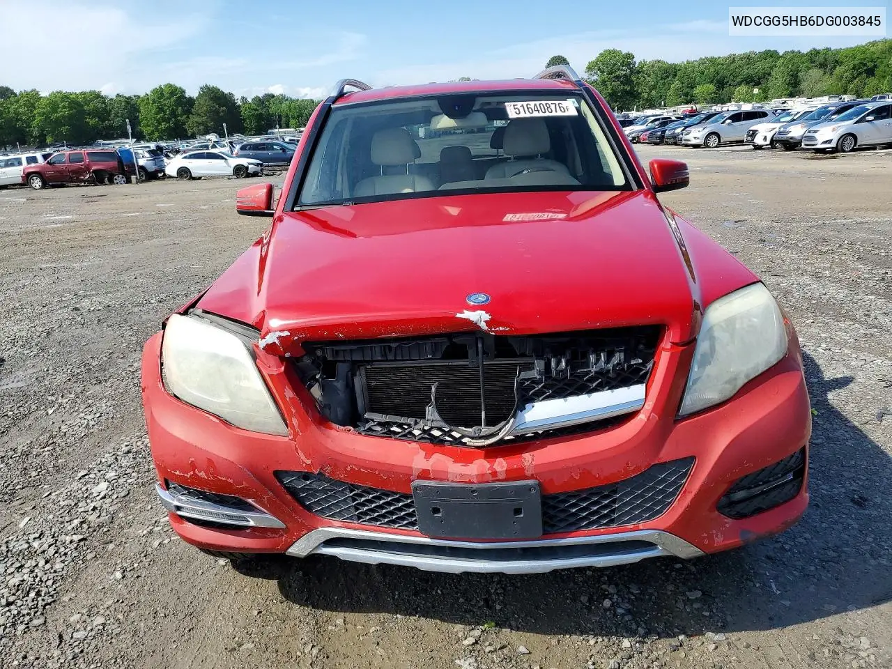 2013 Mercedes-Benz Glk 350 VIN: WDCGG5HB6DG003845 Lot: 57042966