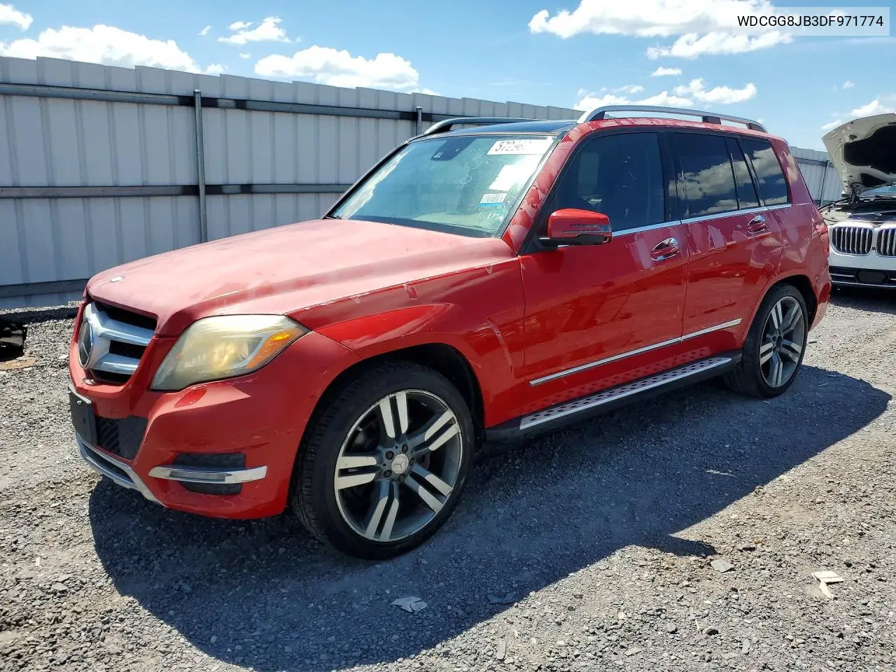 2013 Mercedes-Benz Glk 350 4Matic VIN: WDCGG8JB3DF971774 Lot: 57296246