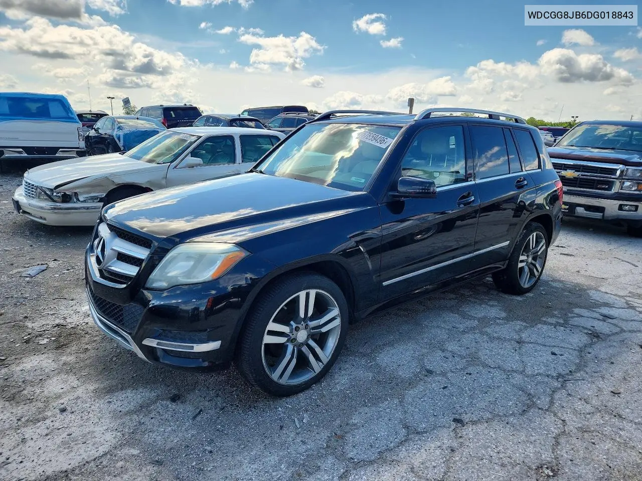 2013 Mercedes-Benz Glk 350 4Matic VIN: WDCGG8JB6DG018843 Lot: 57859496