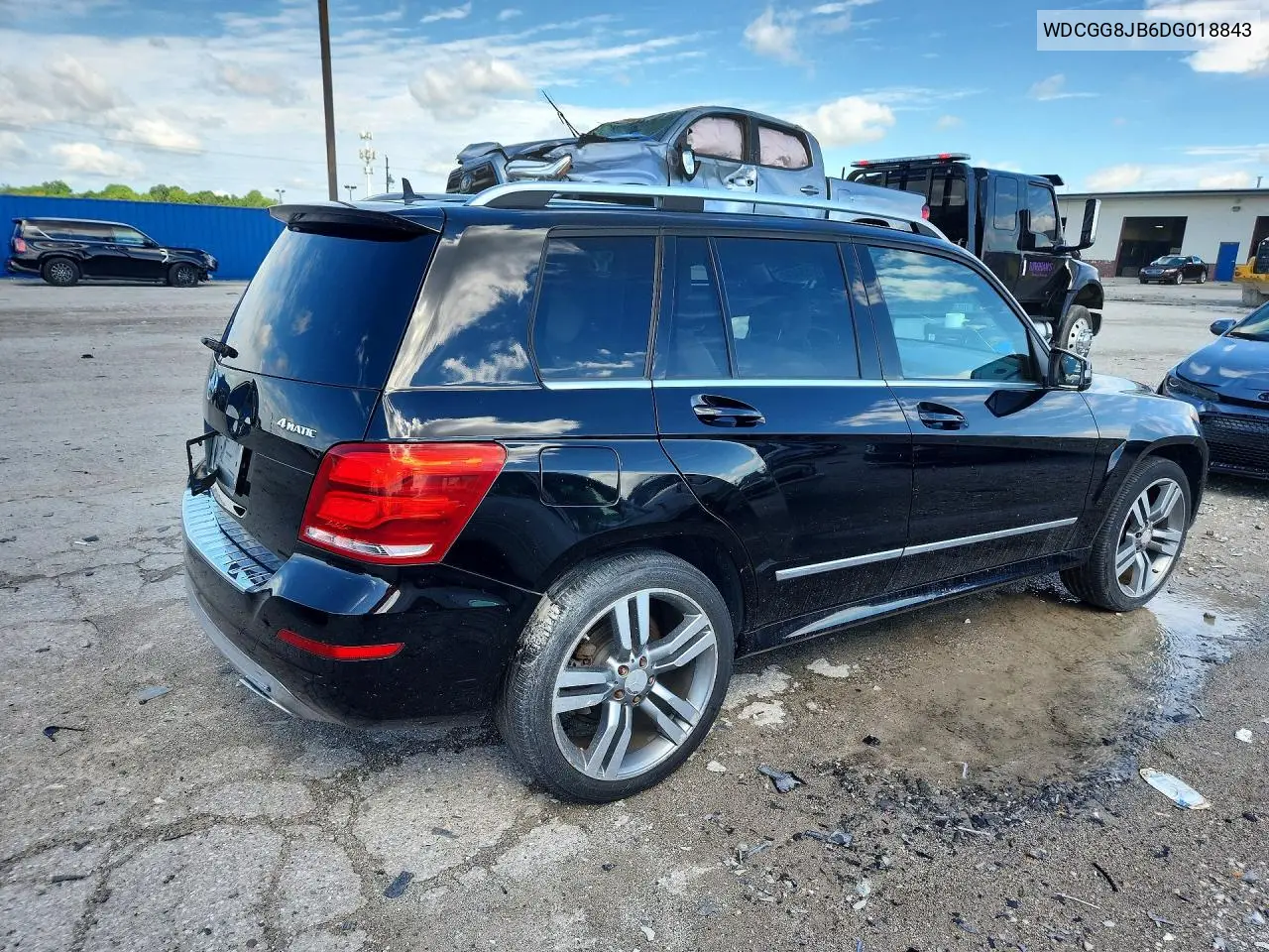 2013 Mercedes-Benz Glk 350 4Matic VIN: WDCGG8JB6DG018843 Lot: 57859496