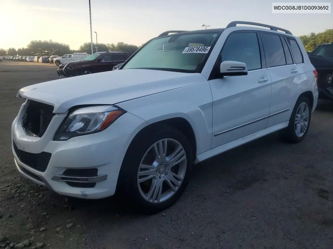 2013 Mercedes-Benz Glk 350 4Matic VIN: WDCGG8JB1DG093692 Lot: 59578496