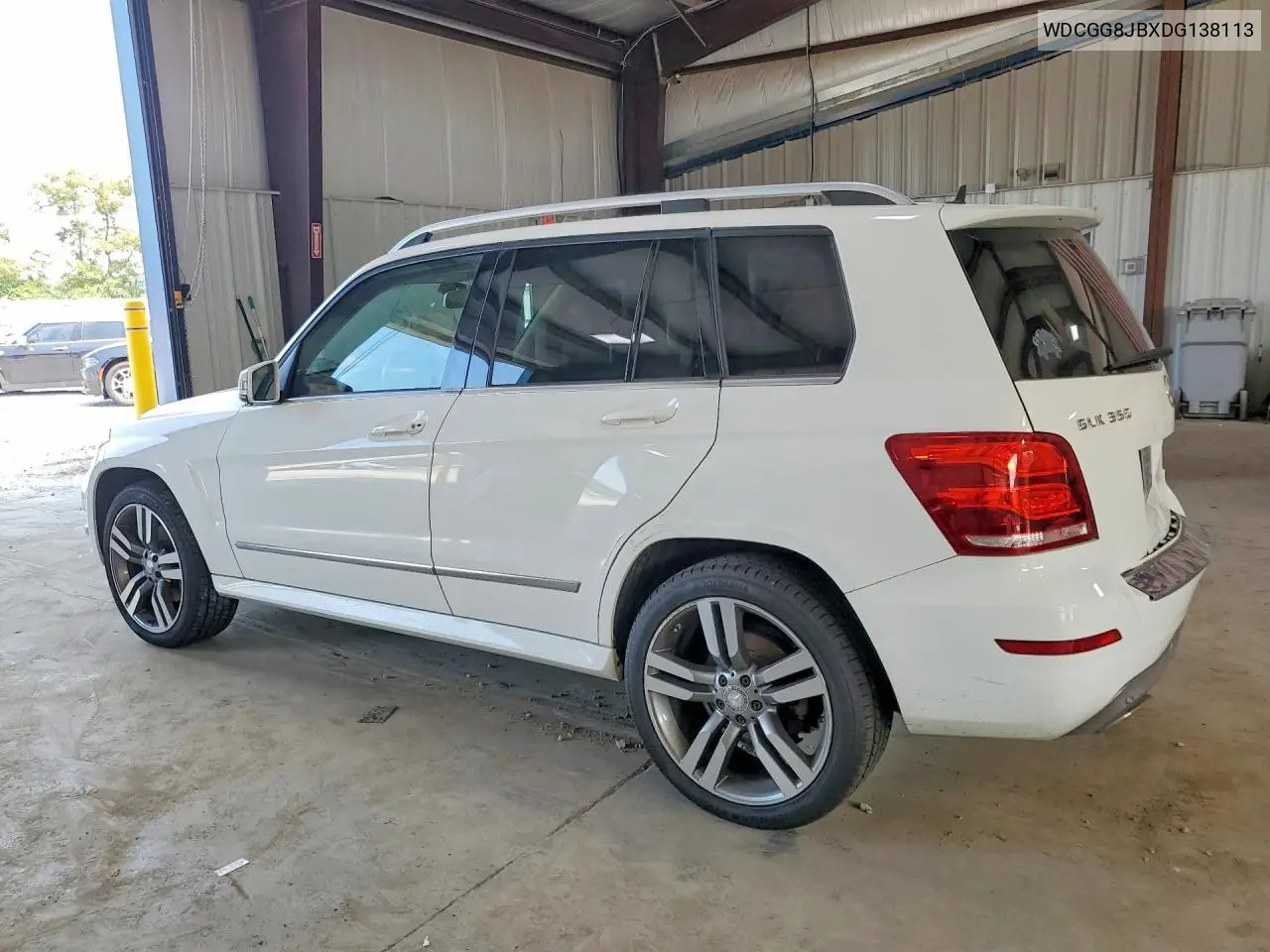 2013 Mercedes-Benz Glk 350 4Matic VIN: WDCGG8JBXDG138113 Lot: 59799906