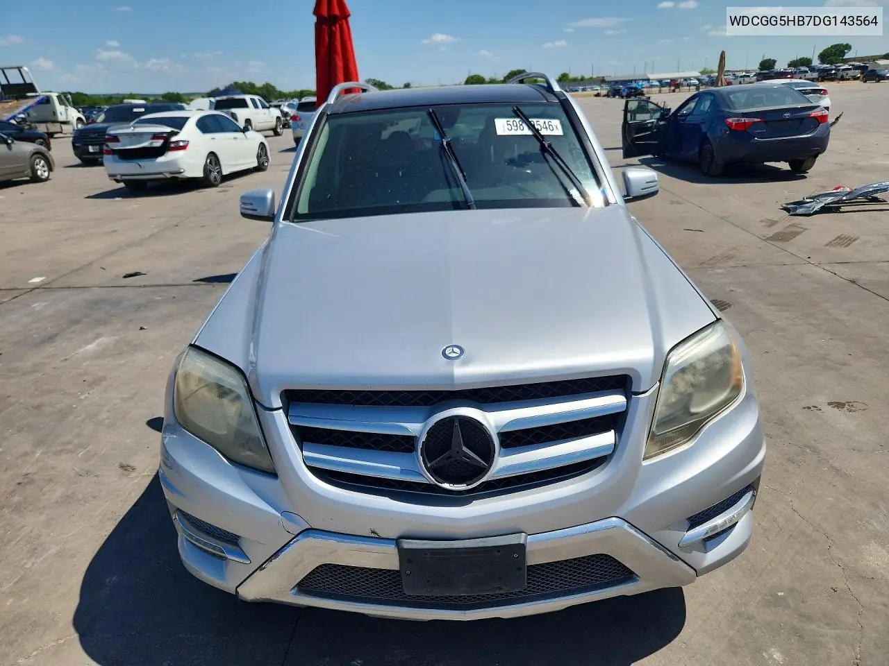 2013 Mercedes-Benz Glk 350 VIN: WDCGG5HB7DG143564 Lot: 59810546