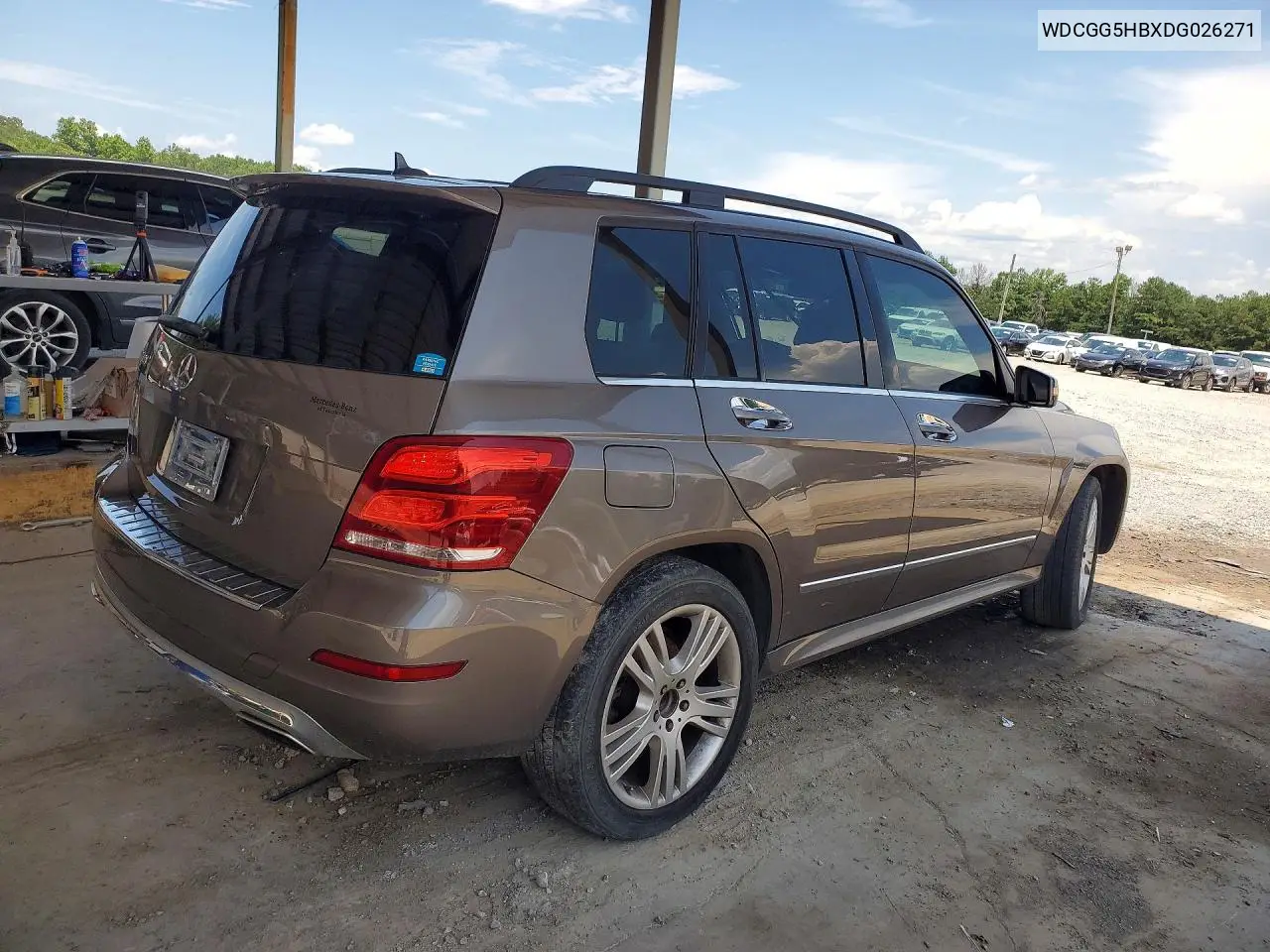 2013 Mercedes-Benz Glk 350 VIN: WDCGG5HBXDG026271 Lot: 59993896