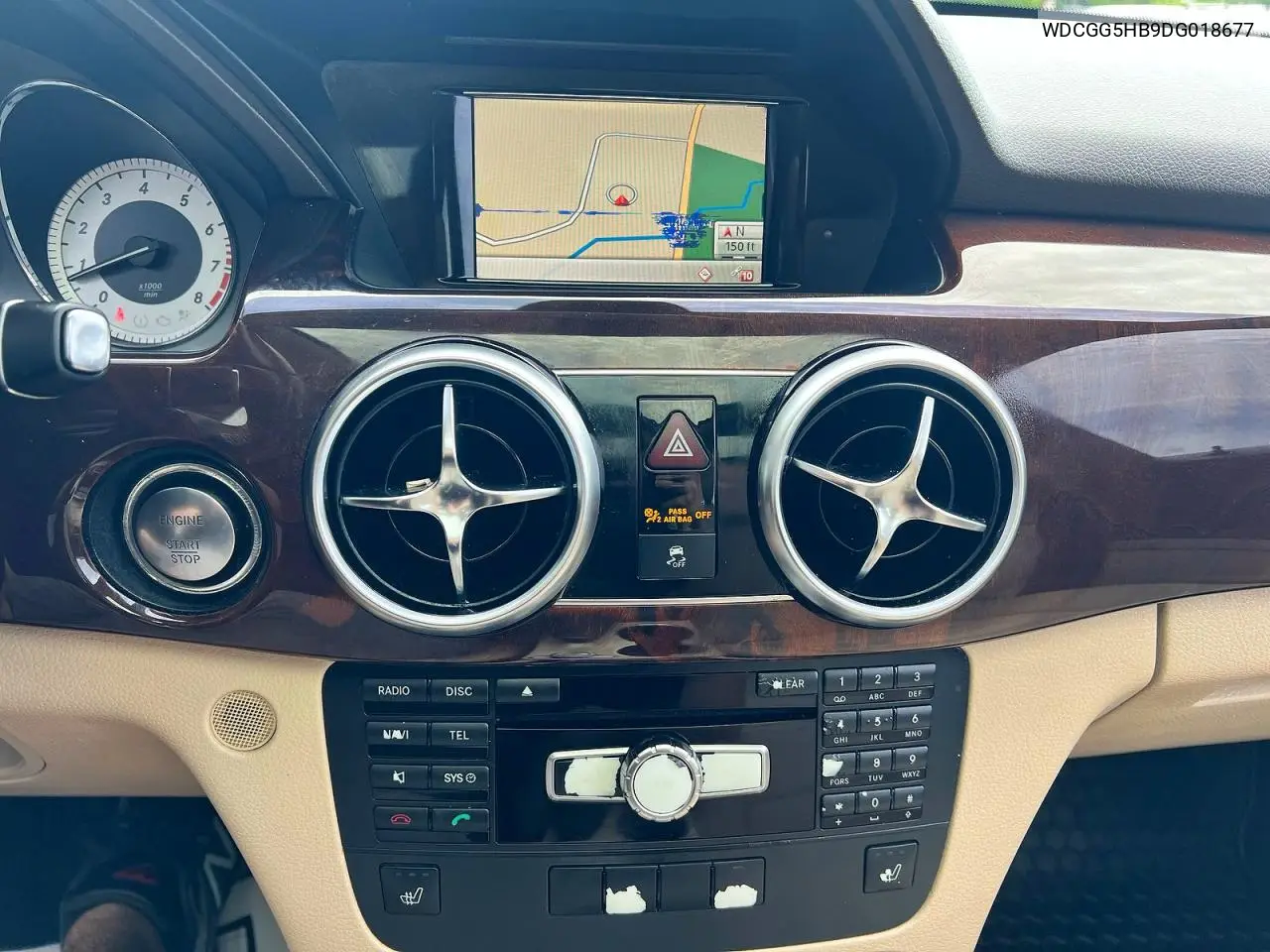 2013 Mercedes-Benz Glk 350 VIN: WDCGG5HB9DG018677 Lot: 61225956