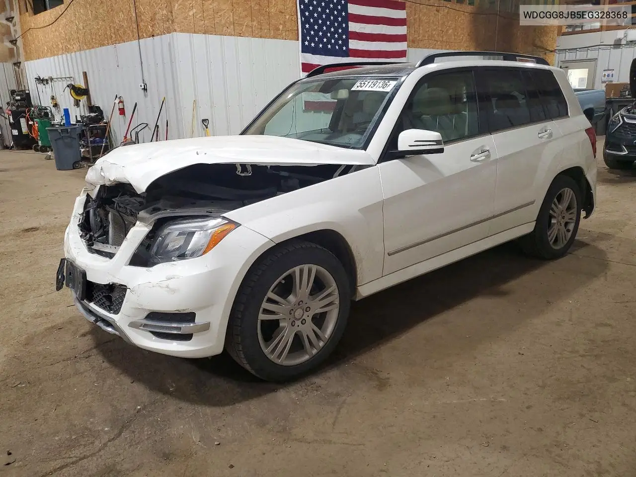 2014 Mercedes-Benz Glk 350 4Matic VIN: WDCGG8JB5EG328368 Lot: 55119136