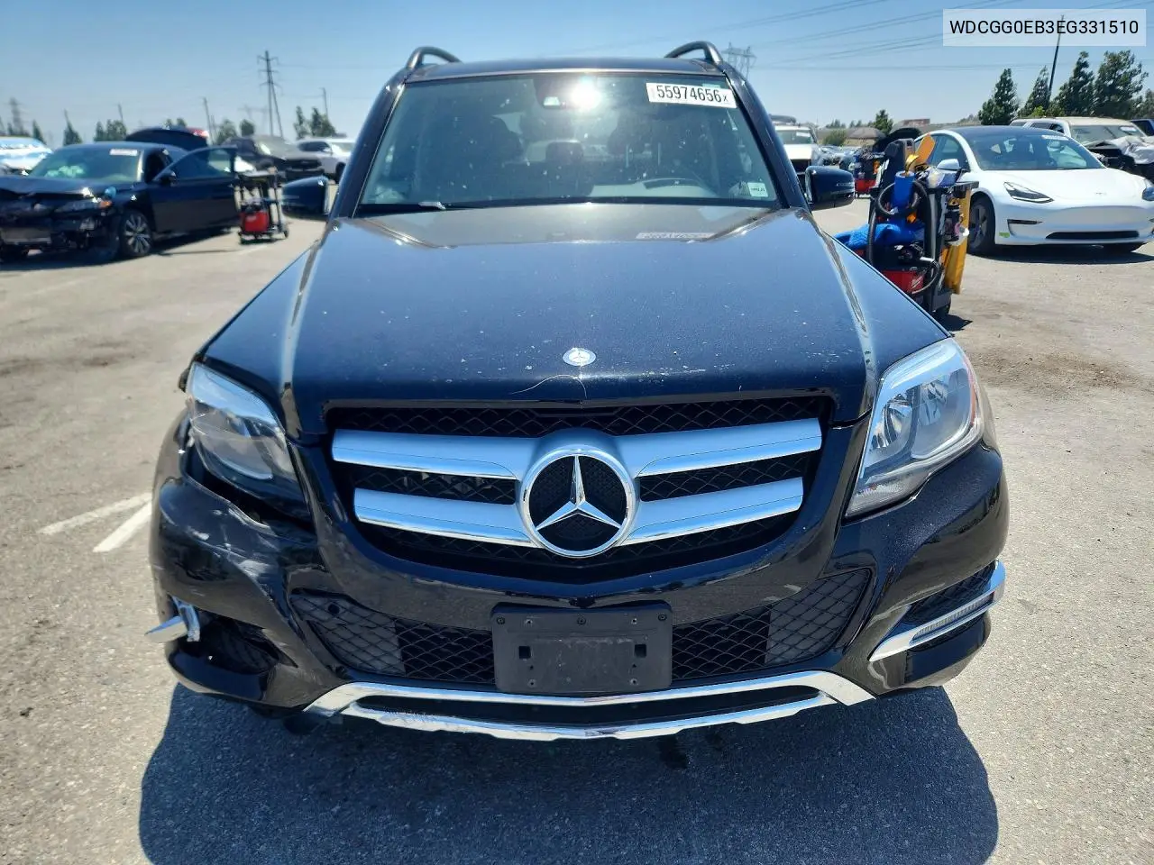 2014 Mercedes-Benz Glk 250 Bluetec VIN: WDCGG0EB3EG331510 Lot: 55974656