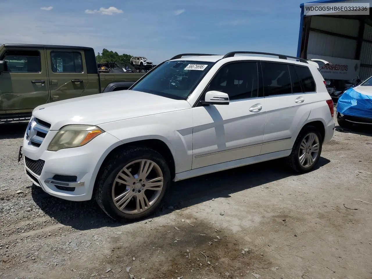 2014 Mercedes-Benz Glk 350 VIN: WDCGG5HB6EG332336 Lot: 56675696