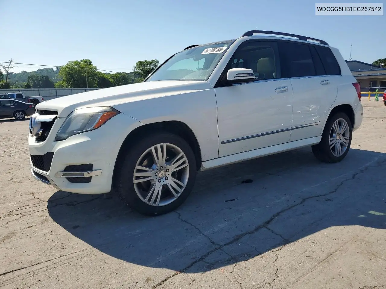2014 Mercedes-Benz Glk 350 VIN: WDCGG5HB1EG267542 Lot: 57006186
