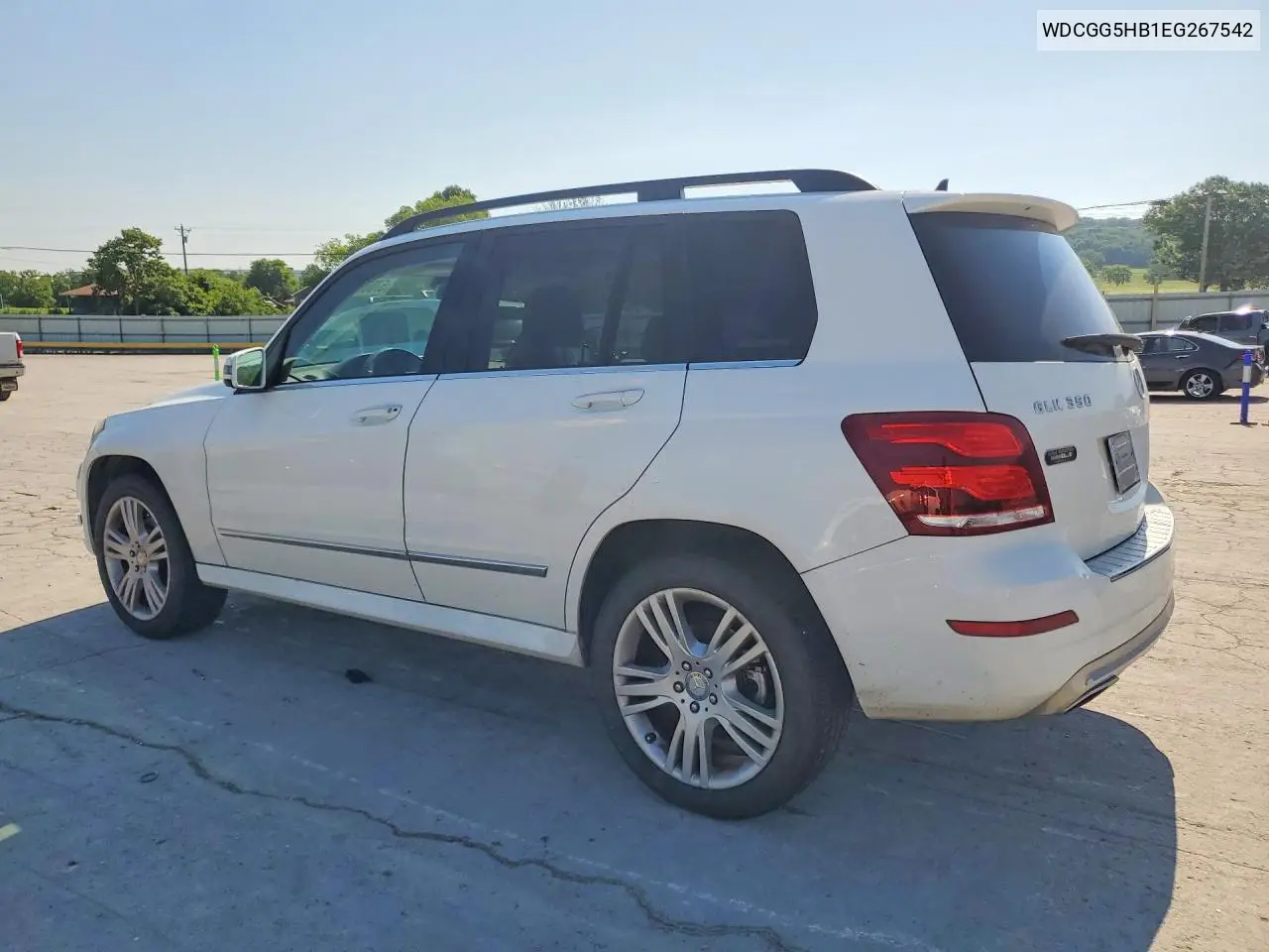 2014 Mercedes-Benz Glk 350 VIN: WDCGG5HB1EG267542 Lot: 57006186