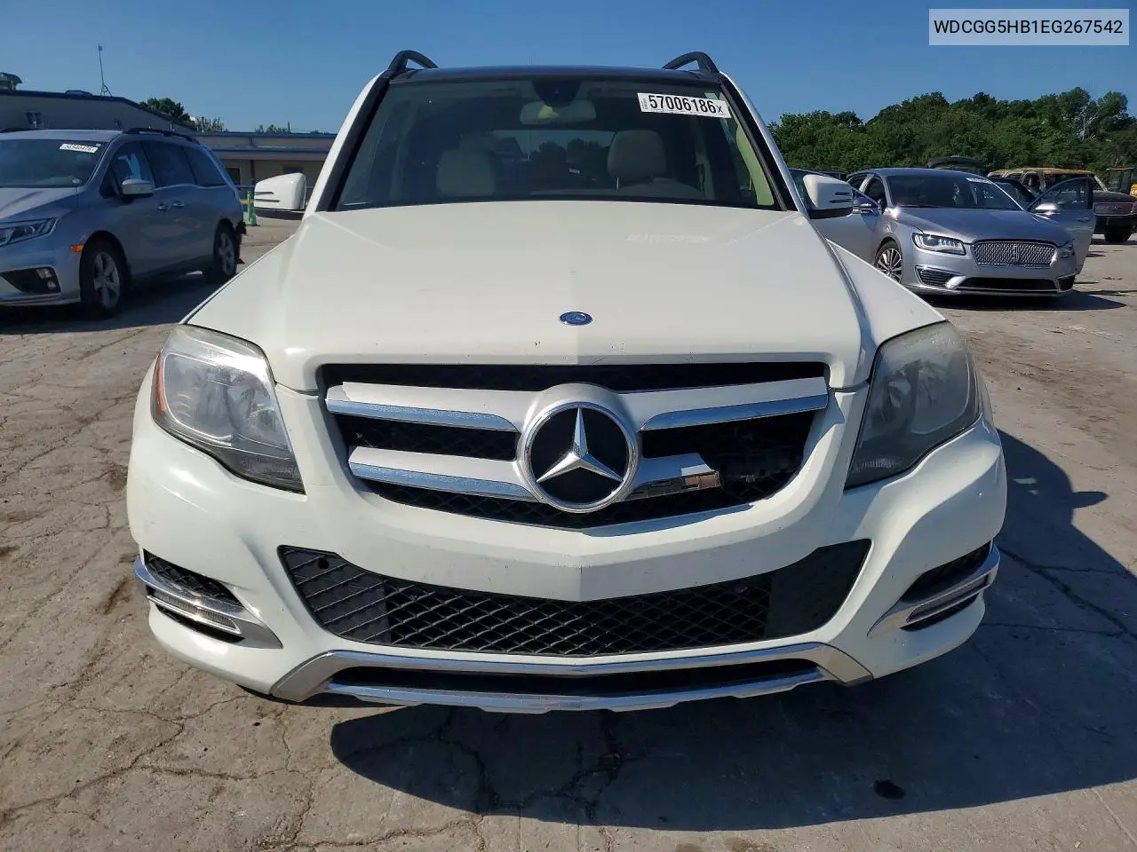 2014 Mercedes-Benz Glk 350 VIN: WDCGG5HB1EG267542 Lot: 57006186