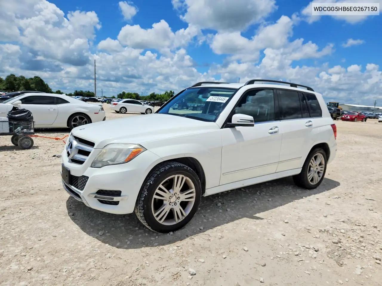 2014 Mercedes-Benz Glk 350 VIN: WDCGG5HB6EG267150 Lot: 57238446