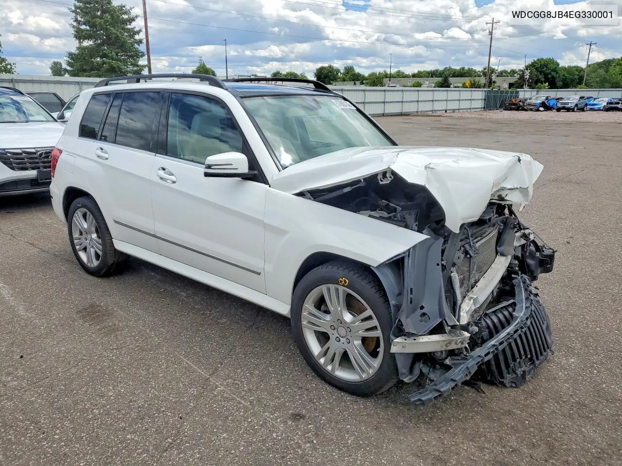 2014 Mercedes-Benz Glk 350 4Matic VIN: WDCGG8JB4EG330001 Lot: 57880136