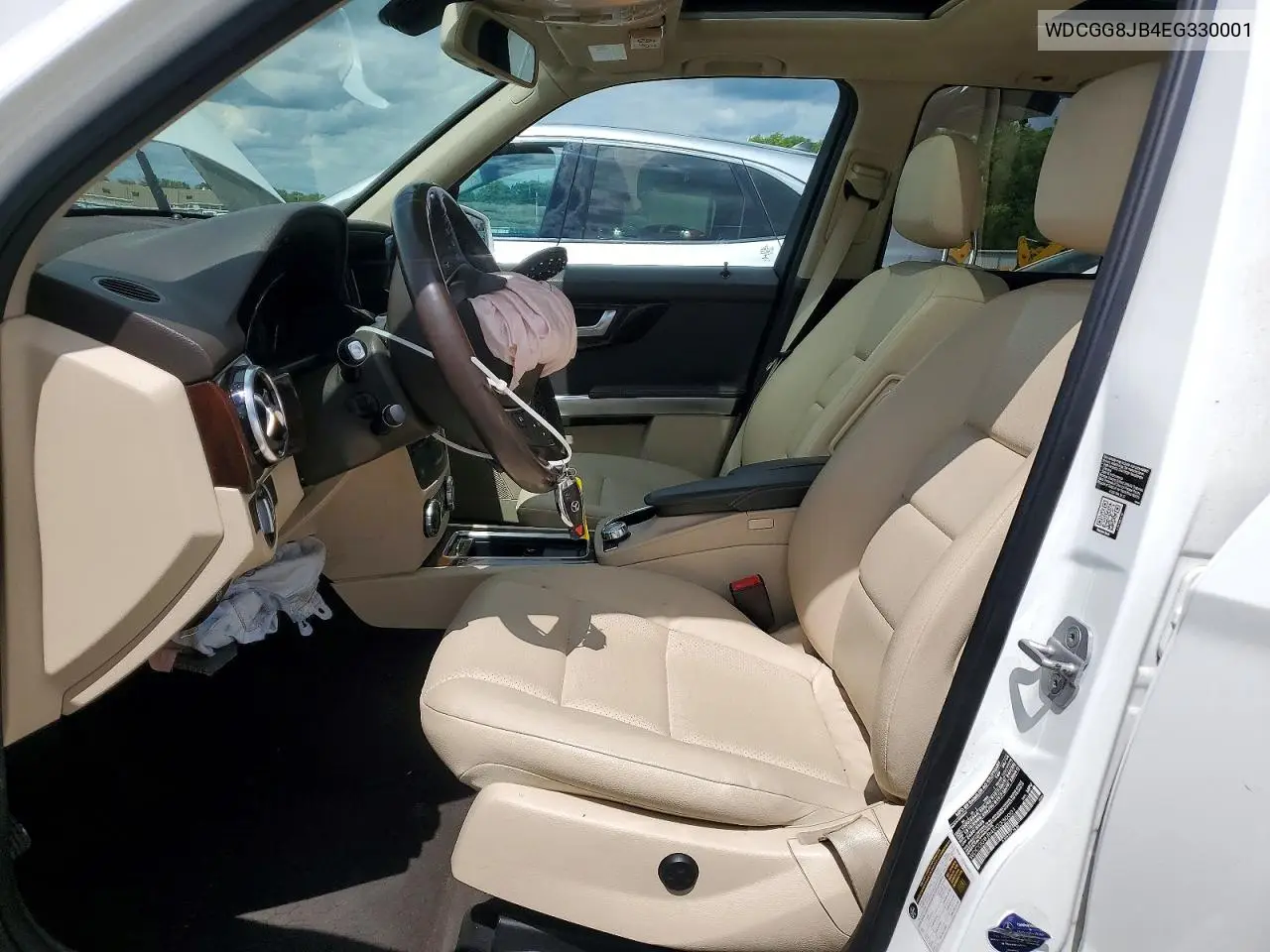 2014 Mercedes-Benz Glk 350 4Matic VIN: WDCGG8JB4EG330001 Lot: 57880136