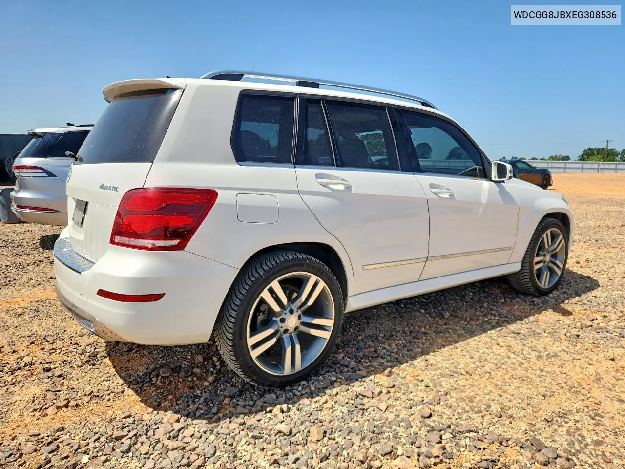 2014 Mercedes-Benz Glk 350 4Matic VIN: WDCGG8JBXEG308536 Lot: 58221766