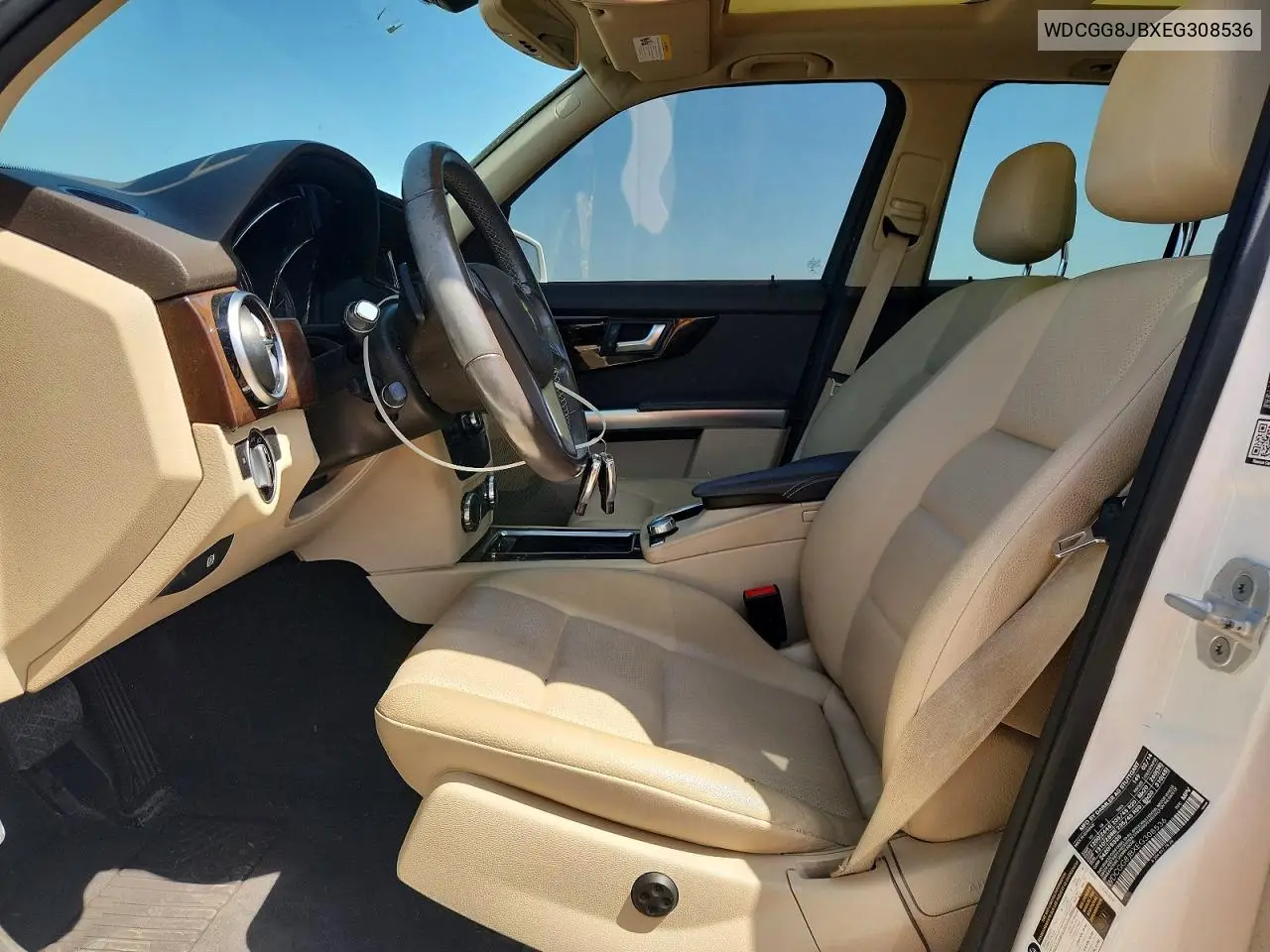 2014 Mercedes-Benz Glk 350 4Matic VIN: WDCGG8JBXEG308536 Lot: 58221766