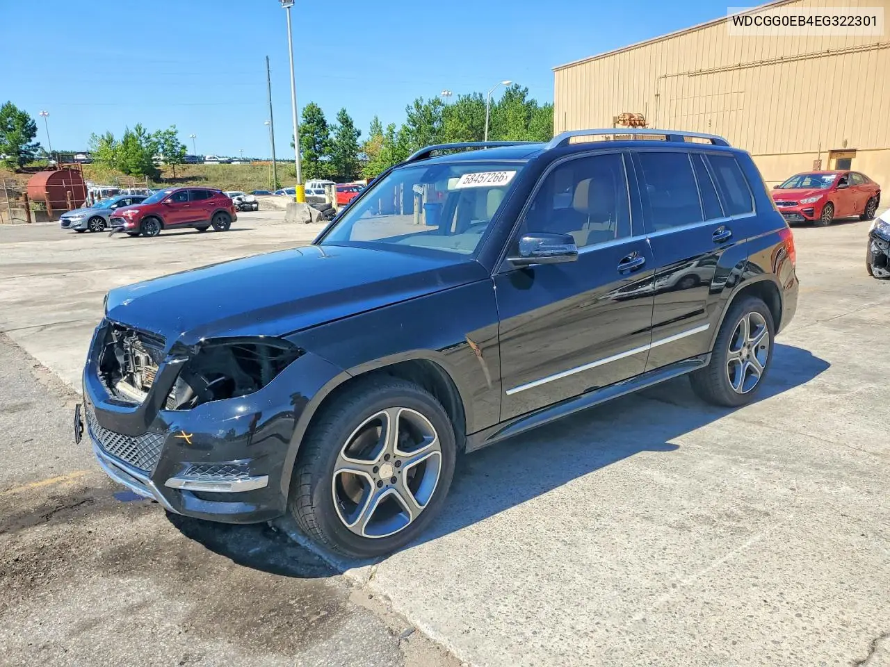 2014 Mercedes-Benz Glk 250 Bluetec VIN: WDCGG0EB4EG322301 Lot: 58457266