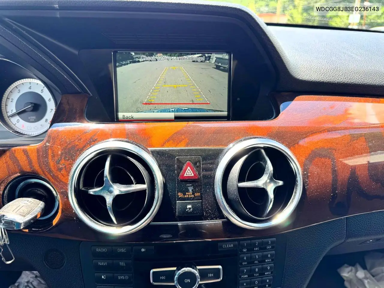 2014 Mercedes-Benz Glk 350 4Matic VIN: WDCGG8JB3EG236143 Lot: 58646496