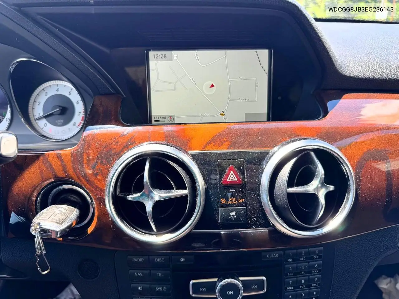 2014 Mercedes-Benz Glk 350 4Matic VIN: WDCGG8JB3EG236143 Lot: 58646496