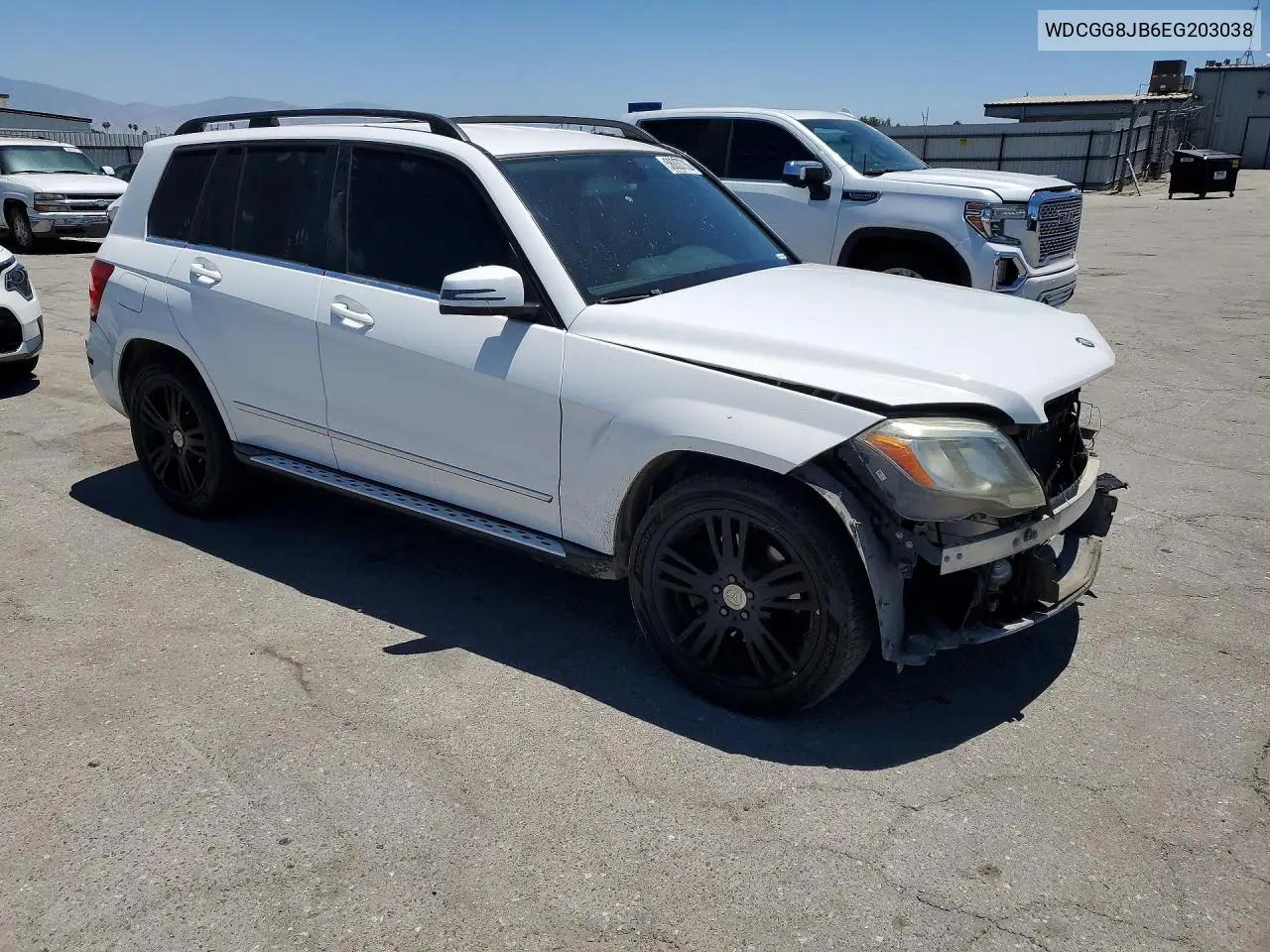 2014 Mercedes-Benz Glk 350 4Matic VIN: WDCGG8JB6EG203038 Lot: 58837736