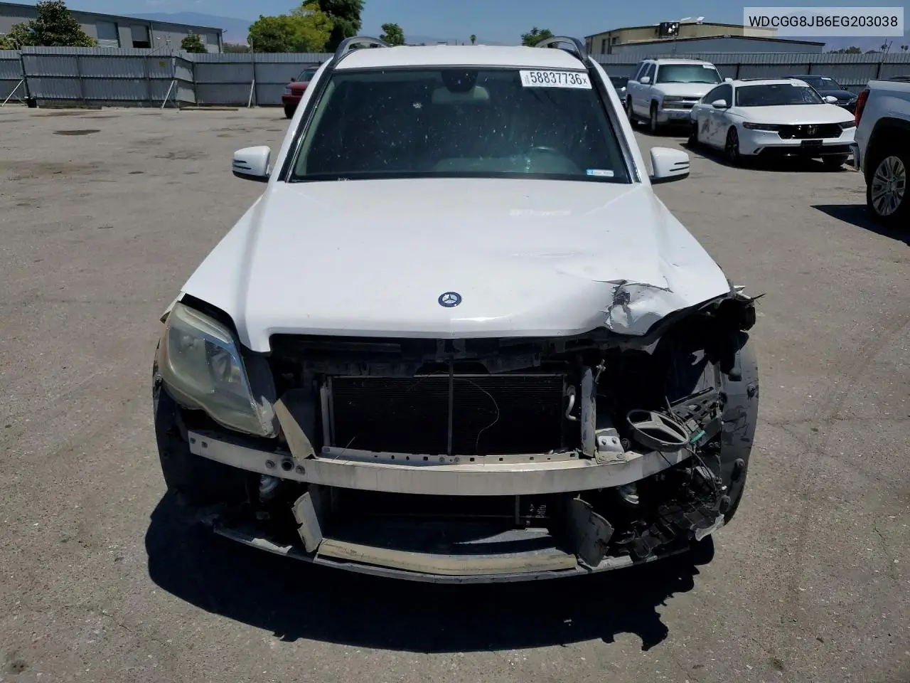 2014 Mercedes-Benz Glk 350 4Matic VIN: WDCGG8JB6EG203038 Lot: 58837736