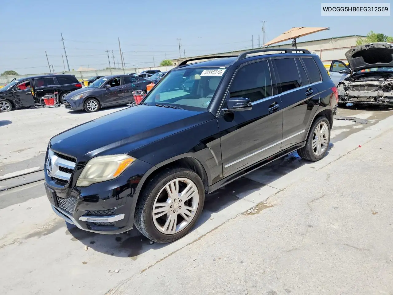 2014 Mercedes-Benz Glk 350 VIN: WDCGG5HB6EG312569 Lot: 58995316