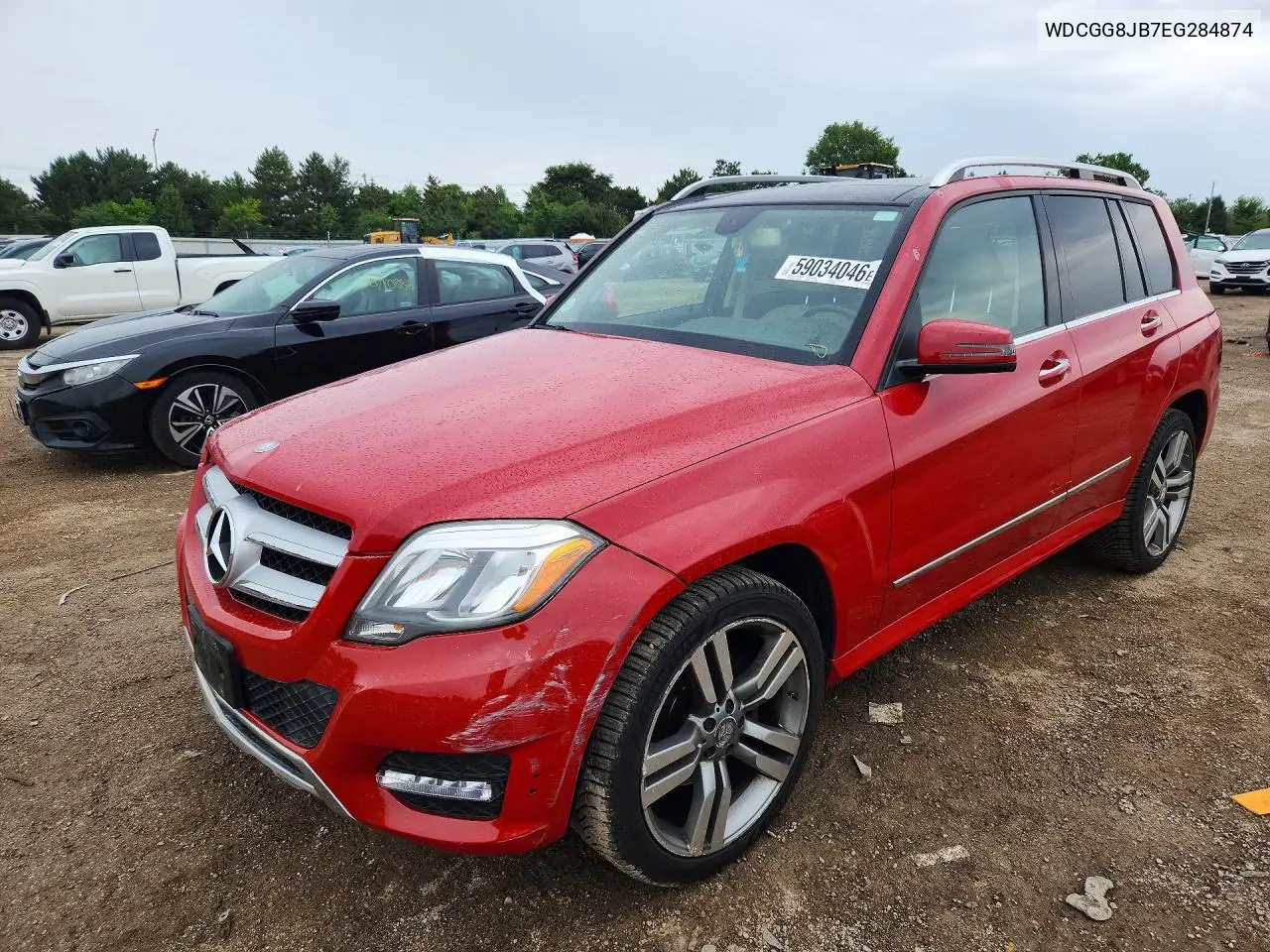2014 Mercedes-Benz Glk 350 4Matic VIN: WDCGG8JB7EG284874 Lot: 59034046
