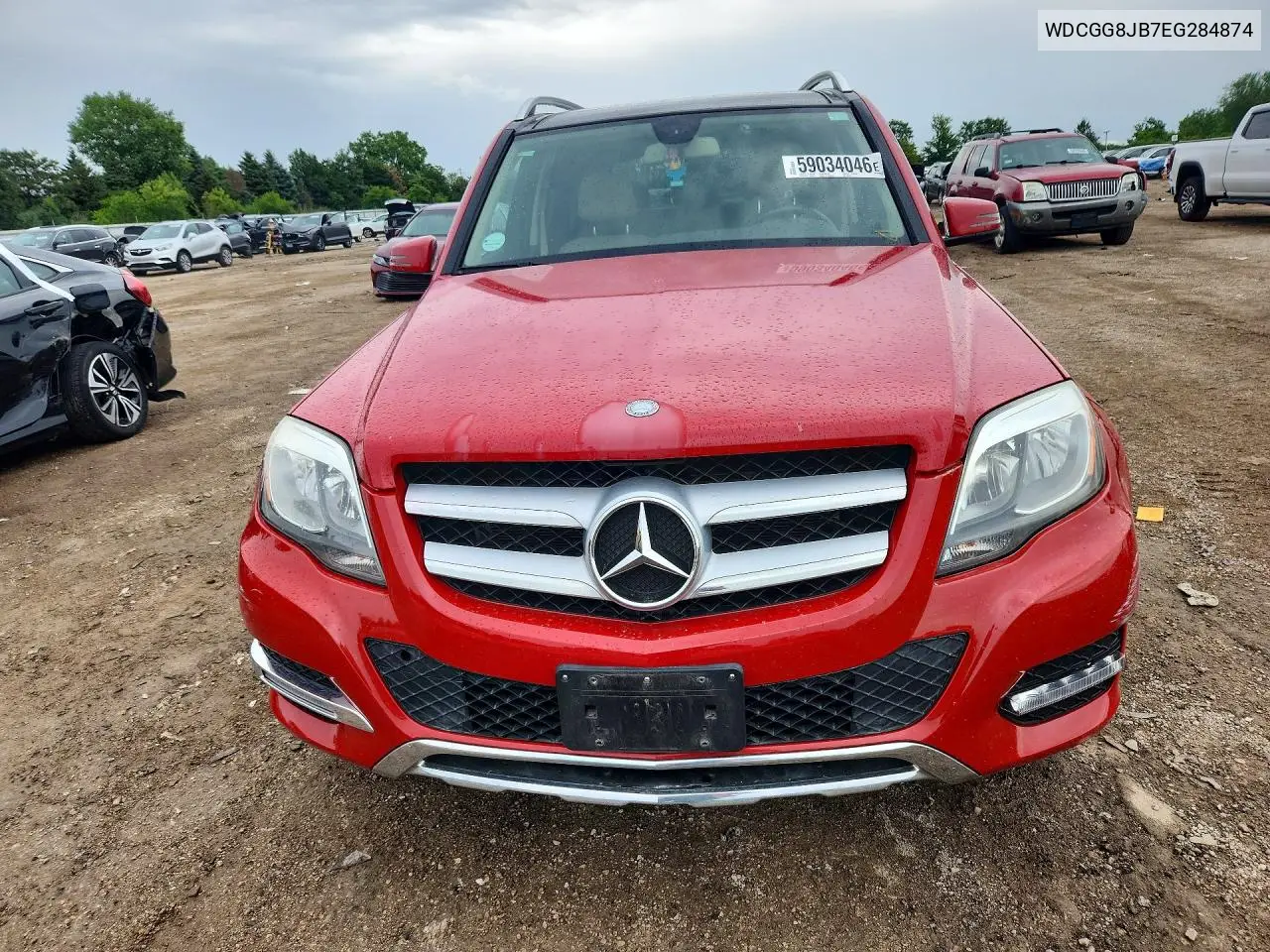 2014 Mercedes-Benz Glk 350 4Matic VIN: WDCGG8JB7EG284874 Lot: 59034046