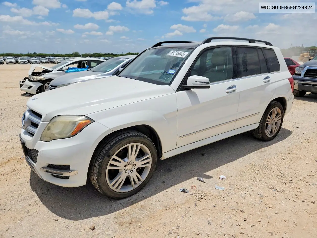 2014 Mercedes-Benz Glk 250 Bluetec VIN: WDCGG0EB6EG224824 Lot: 59875646