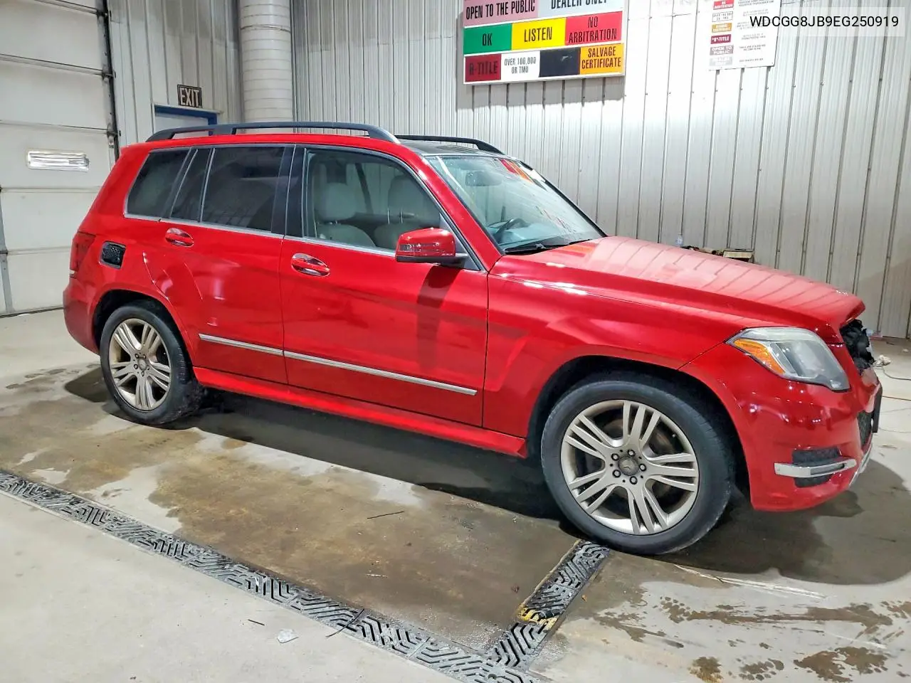2014 Mercedes-Benz Glk 350 4Matic VIN: WDCGG8JB9EG250919 Lot: 60300806