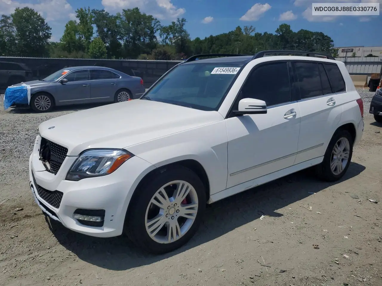 2014 Mercedes-Benz Glk 350 4Matic VIN: WDCGG8JB8EG330776 Lot: 61549936