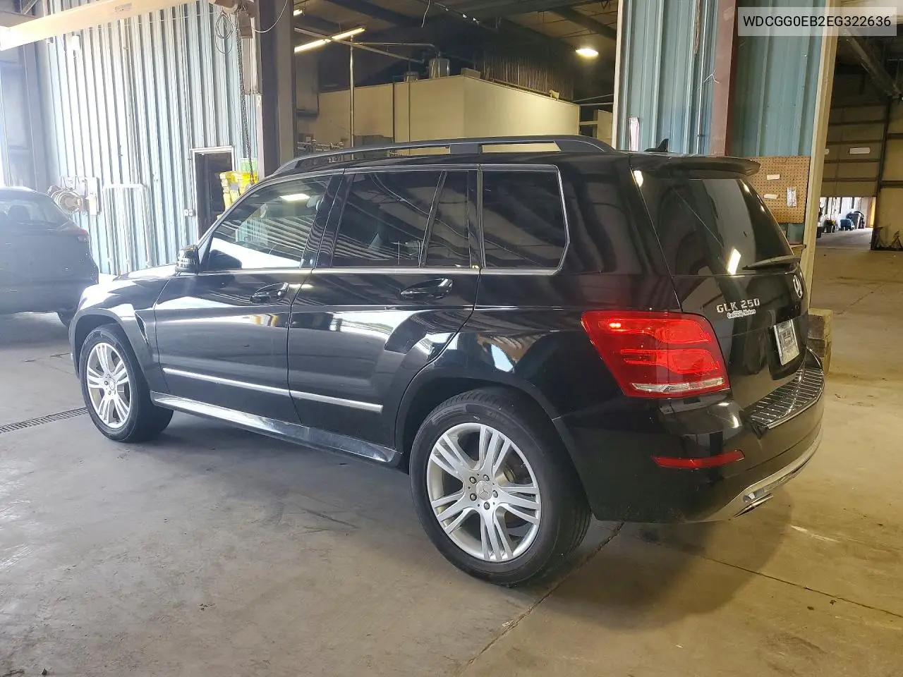 2014 Mercedes-Benz Glk 250 Bluetec VIN: WDCGG0EB2EG322636 Lot: 62247376
