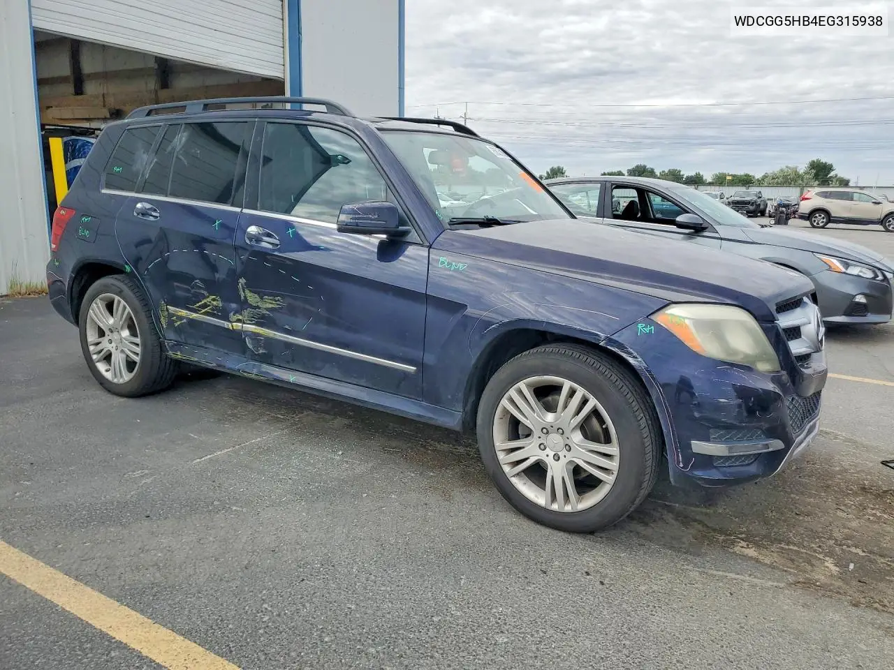 2014 Mercedes-Benz Glk 350 VIN: WDCGG5HB4EG315938 Lot: 85625215