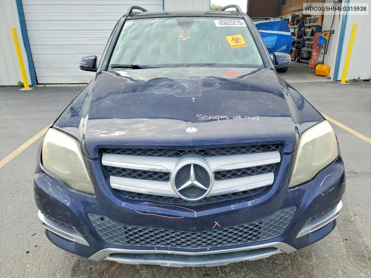 2014 Mercedes-Benz Glk 350 VIN: WDCGG5HB4EG315938 Lot: 85625215