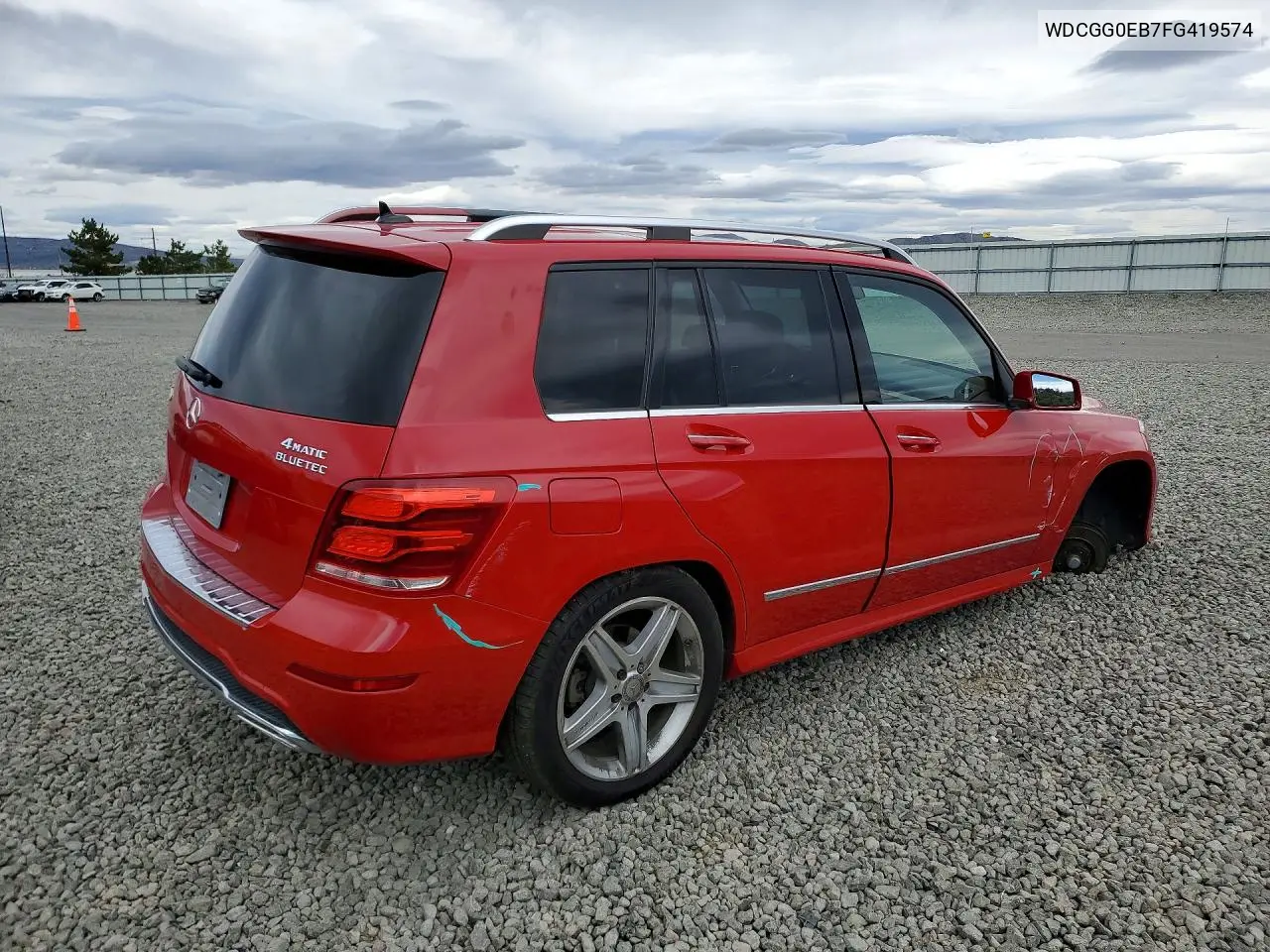 2015 Mercedes-Benz Glk 250 Bluetec VIN: WDCGG0EB7FG419574 Lot: 50263276