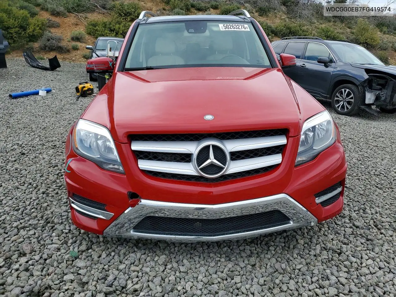 2015 Mercedes-Benz Glk 250 Bluetec VIN: WDCGG0EB7FG419574 Lot: 50263276