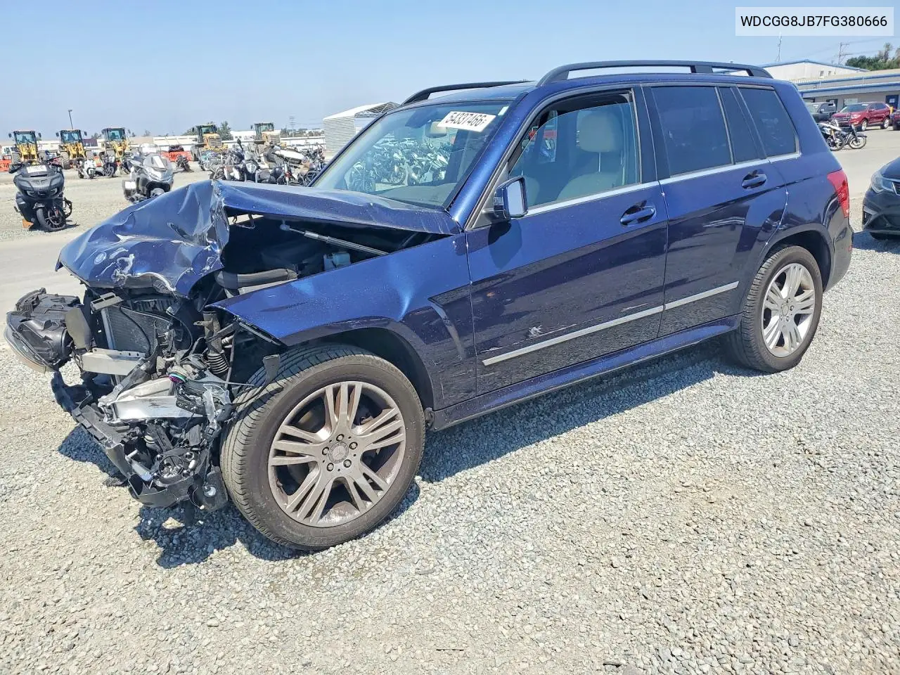2015 Mercedes-Benz Glk 350 4Matic VIN: WDCGG8JB7FG380666 Lot: 54337466