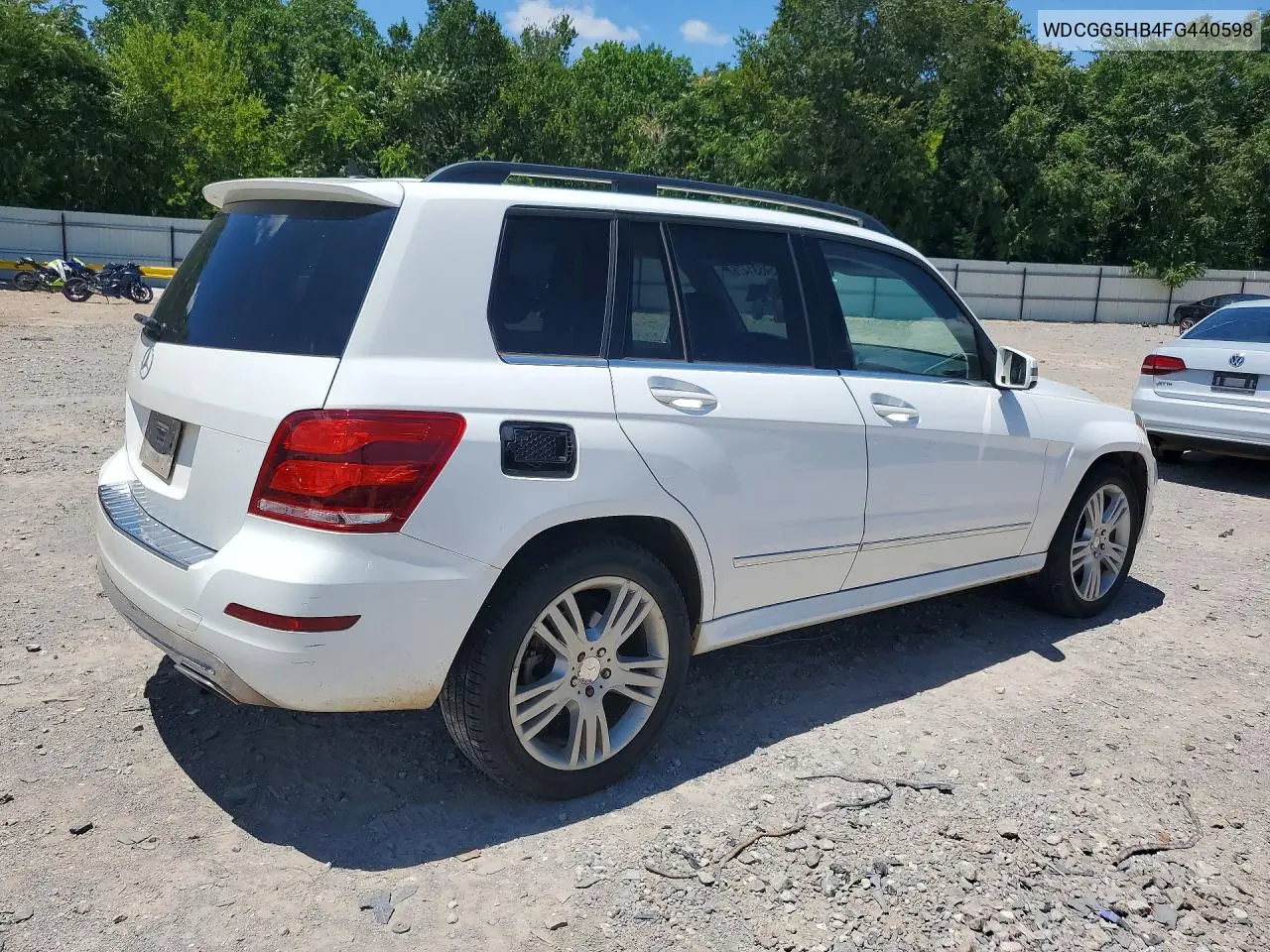 2015 Mercedes-Benz Glk 350 VIN: WDCGG5HB4FG440598 Lot: 54531476