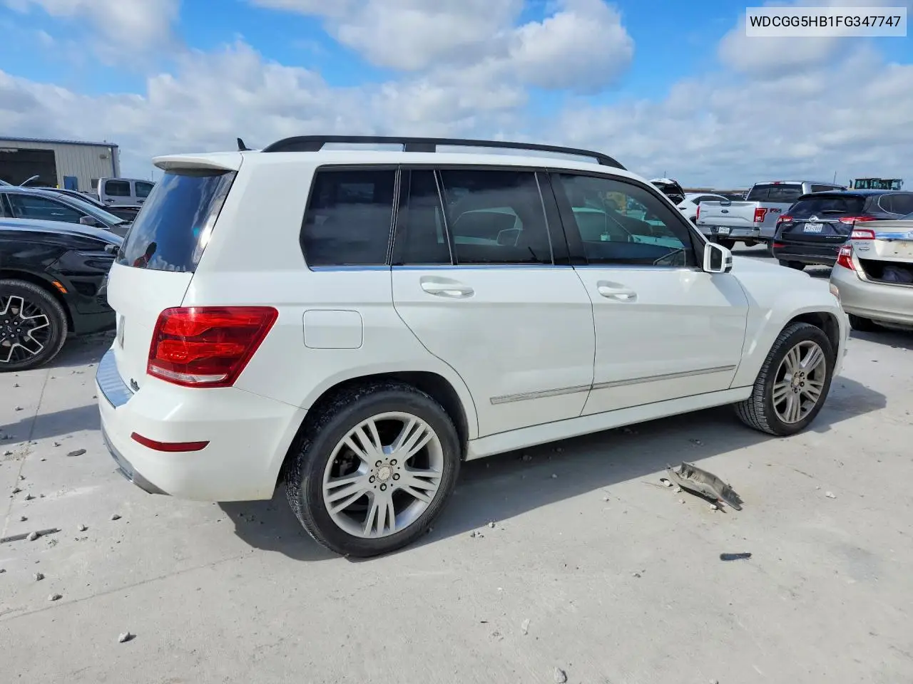 2015 Mercedes-Benz Glk 350 VIN: WDCGG5HB1FG347747 Lot: 56998556