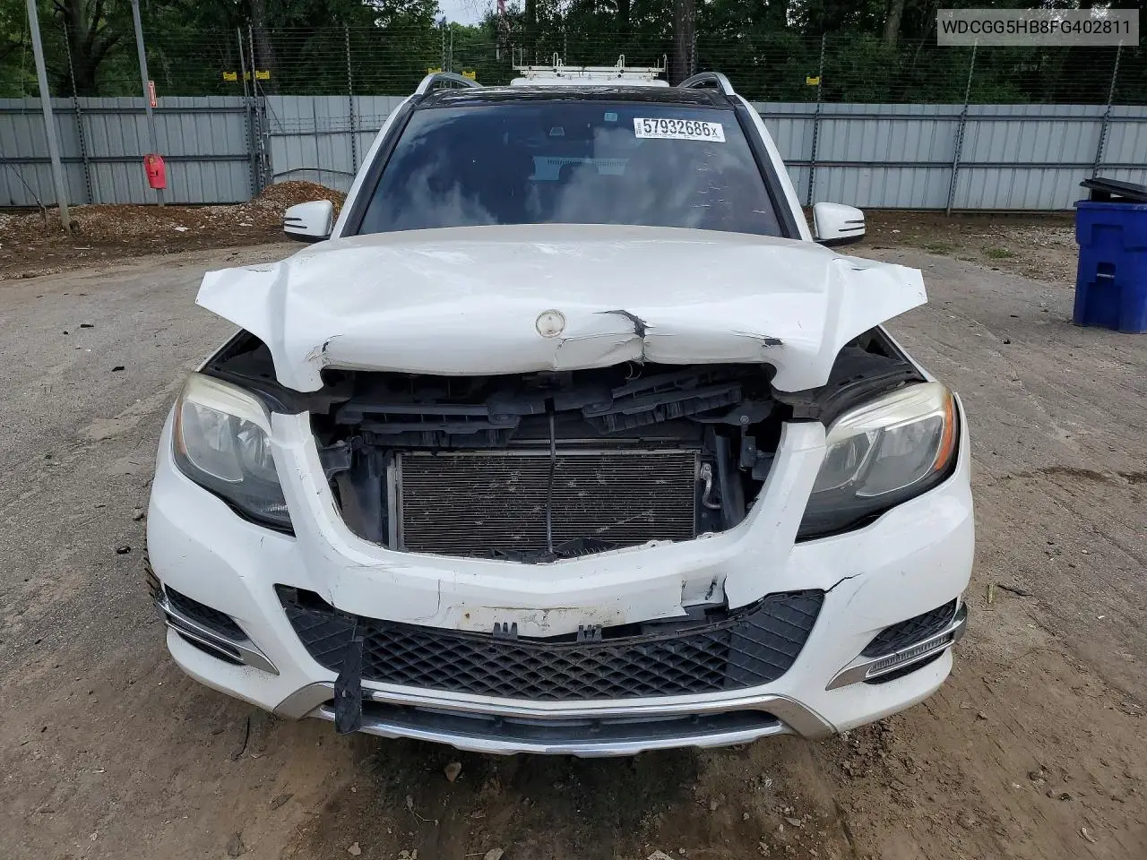 2015 Mercedes-Benz Glk 350 VIN: WDCGG5HB8FG402811 Lot: 57932686