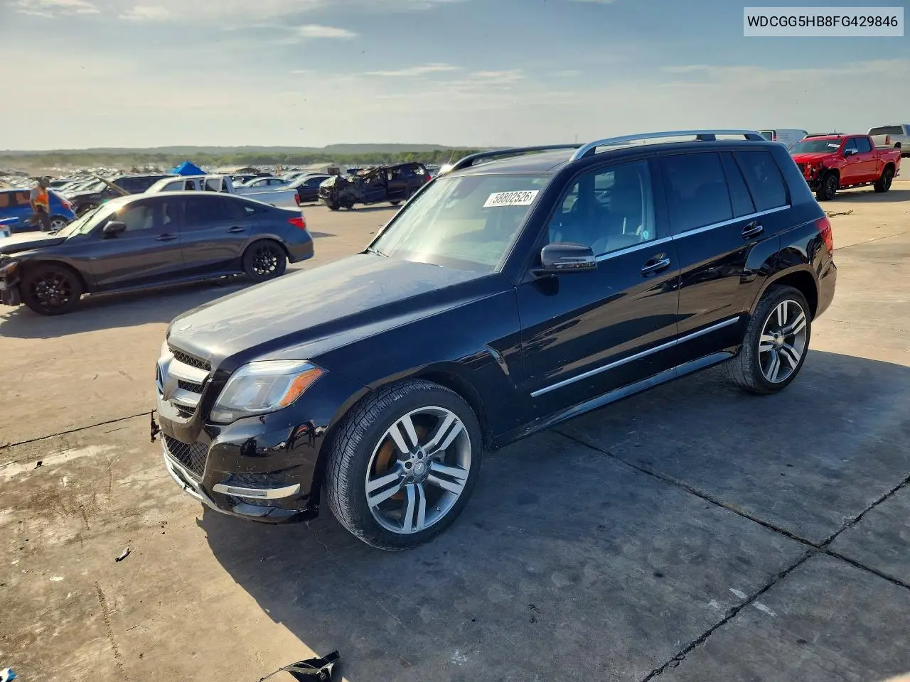 2015 Mercedes-Benz Glk 350 VIN: WDCGG5HB8FG429846 Lot: 58802526