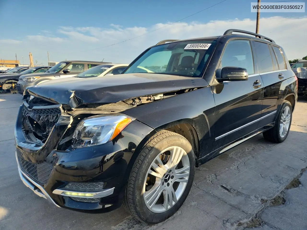 2015 Mercedes-Benz Glk 250 Bluetec VIN: WDCGG0EB3FG350527 Lot: 59080466